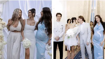 Elena, soția lui Ianis Hagi, nu se uită deloc la bani! Cât a costat rochia de nașă la cununia lui Răzvan Marin cu Crina