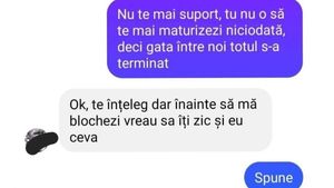 Bancul sfârșitului de săptămână | "Gata, între noi totul s-a terminat!"
