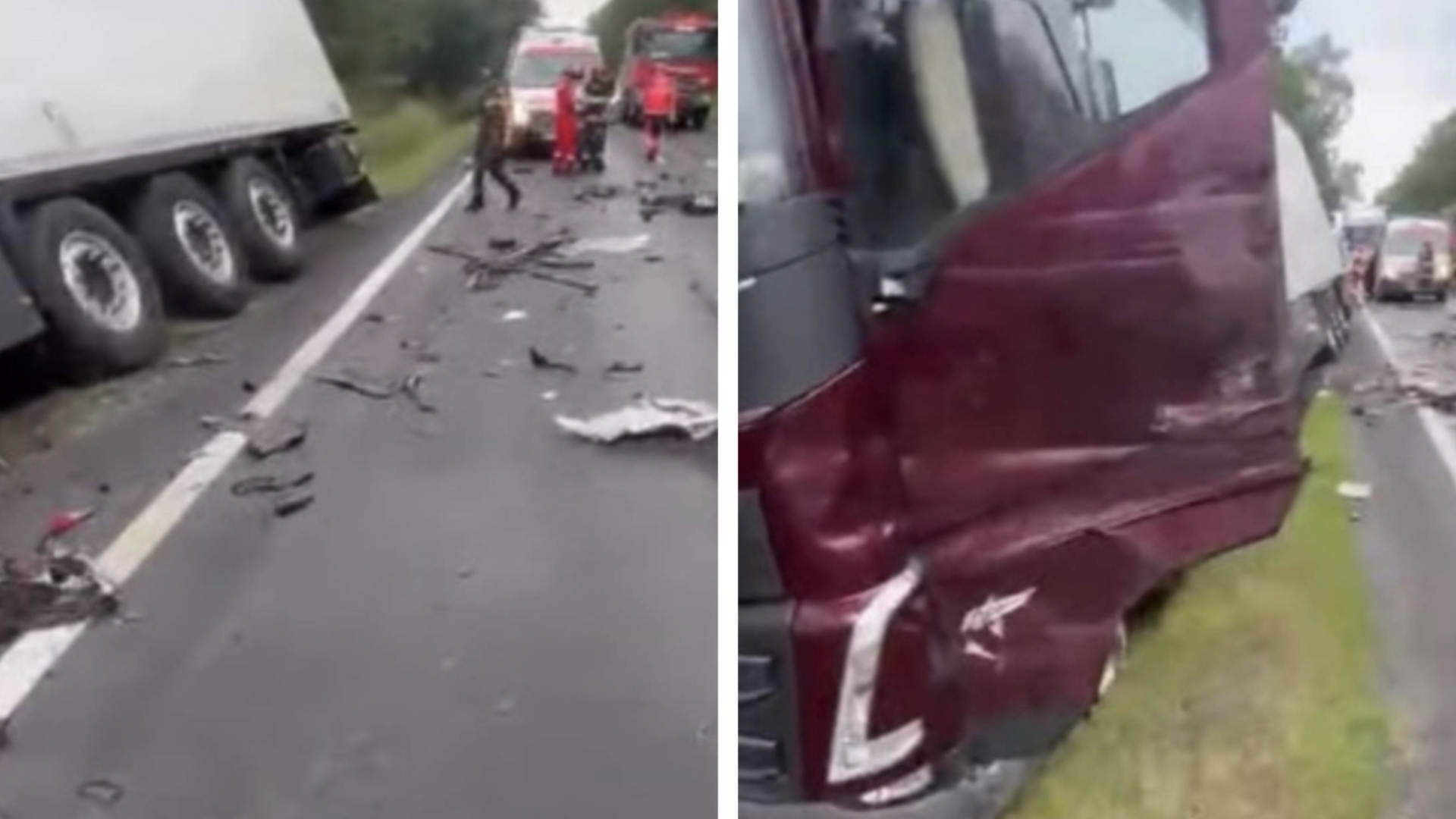 Accident grav în Mehedinți! Un microbuz și un autotren s-au ciocnit: o persoană a murit
