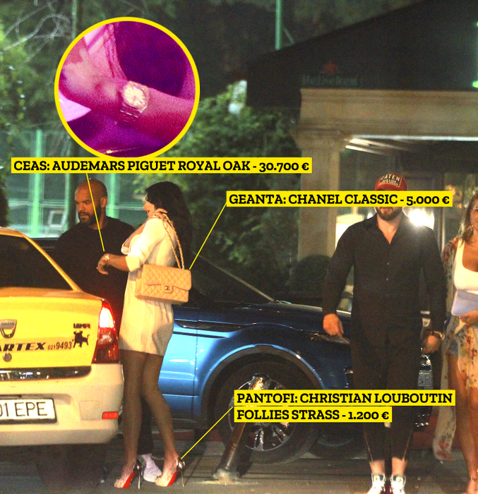 Accesoriile fabuloase pe care le-a purtat Andreea la întâlnirea cu Amaury