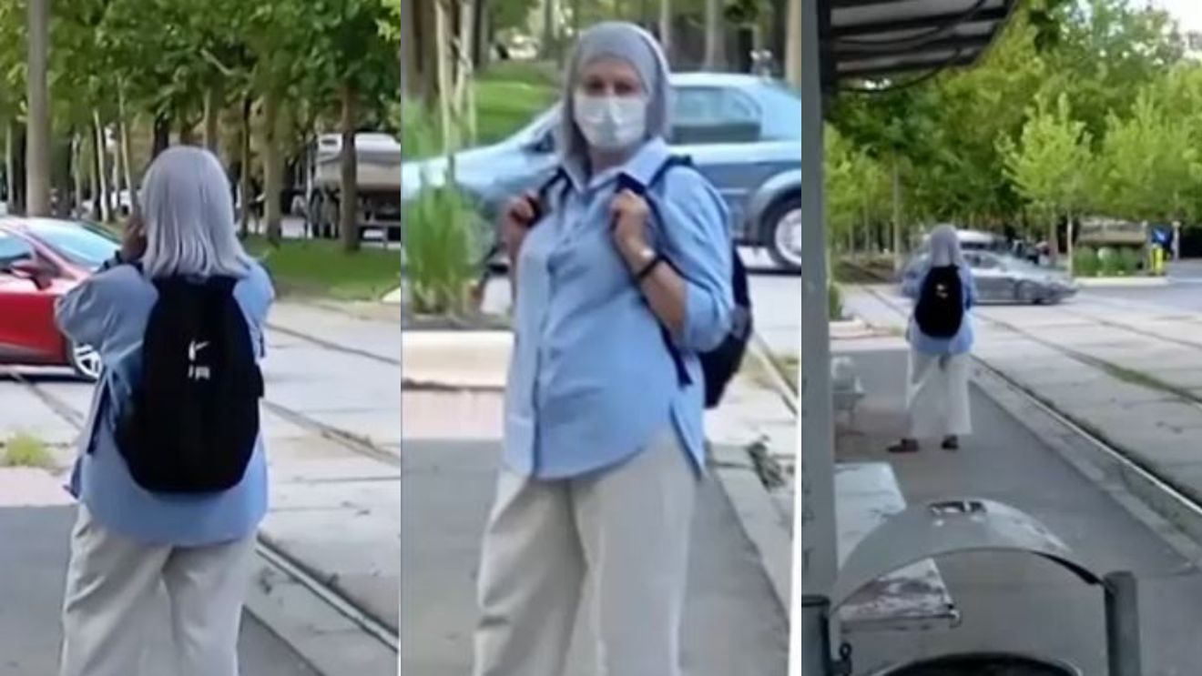 Alertă în Capitală! Poliția caută o femeie care împinge, la întâmplare, oameni pe șinele de tramvai