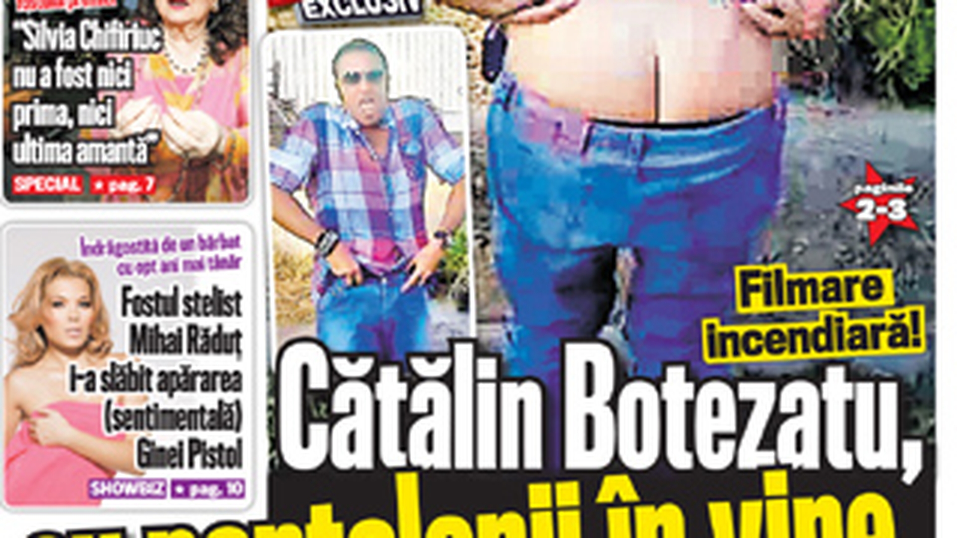 A aparut noul CANCAN de WEEKEND! Vezi imagini incendiare cu Catalin Botezatu cu pantaloni in vine in public!
