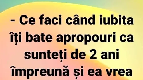 BANCUL ZILEI | Întrebări după 2 ani de relație