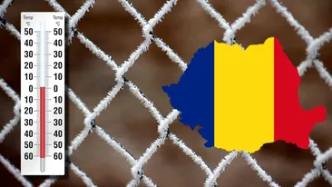 Orașul din România în care iarna a venit deja. Locuitorii s-au trezit cu temperaturi sub minus 0 grade