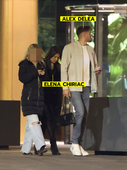 Alex Delea, Elena Chiriac și o prietenă și-au dat întâlnire în ”Floreasca” (Foto: CANCAN.RO)