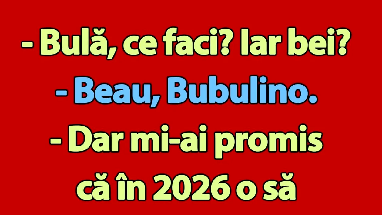BANC | Bulă și rezoluția pentru 2026
