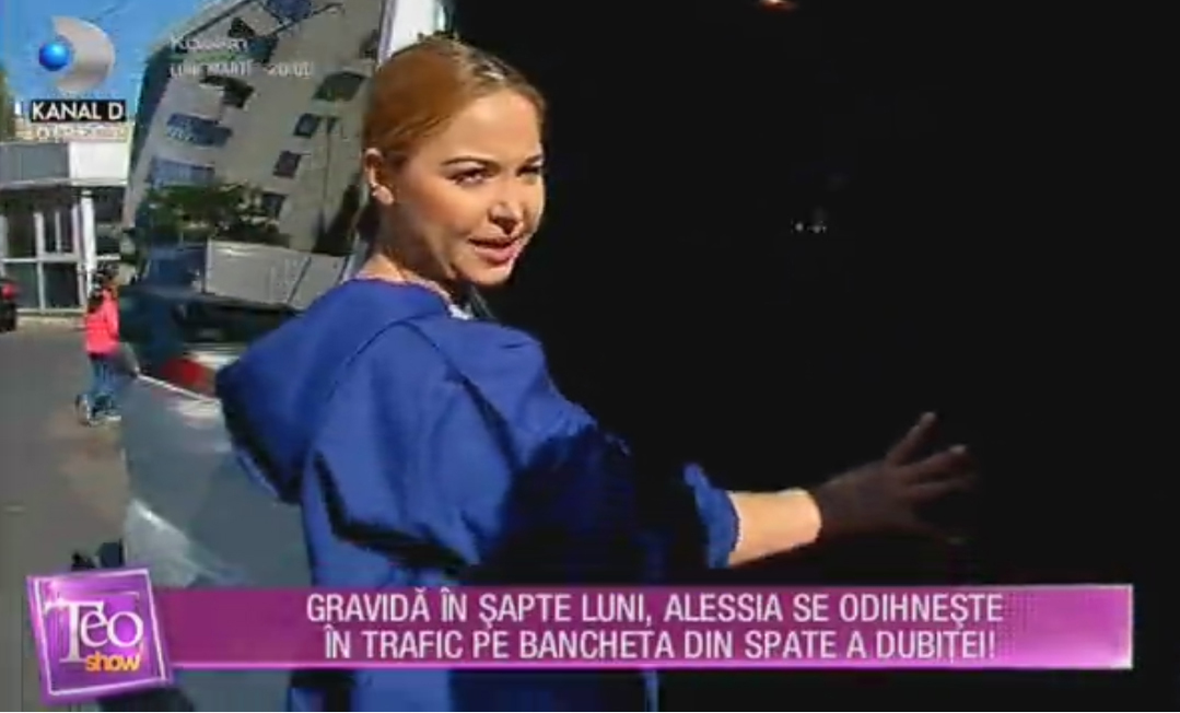 Alessia, prima apariţie la TV după ce s-a aflat că e însărcinată! Cum arată acum artista