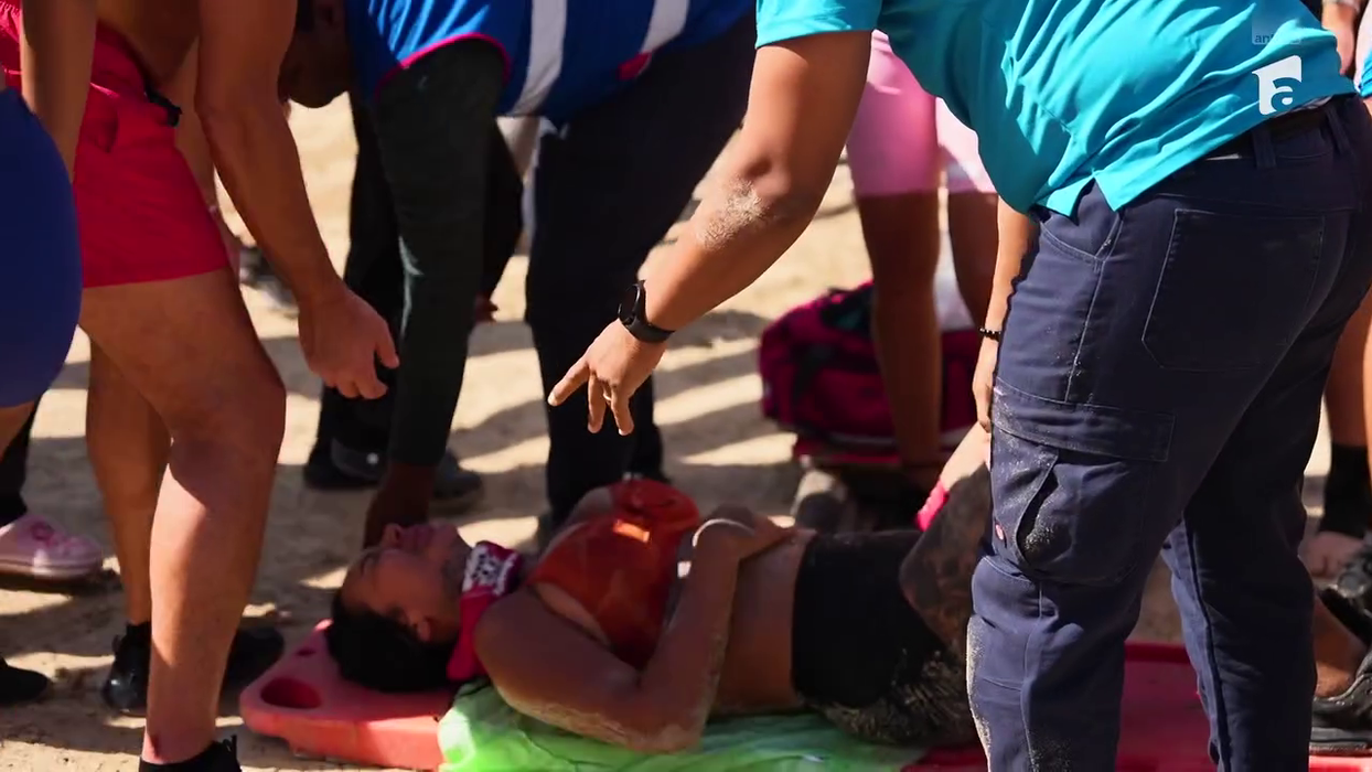 Naba Salem, scoasă pe targă de la Survivor 2026. Ce a pățit Faimoasa în timpul probei