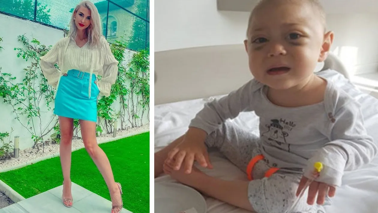 Andreea Bălan, tristă și neputincioasă în fața unei drame fără margini. Gestul făcut pentru David, un băiețel de 1 an care are cancer