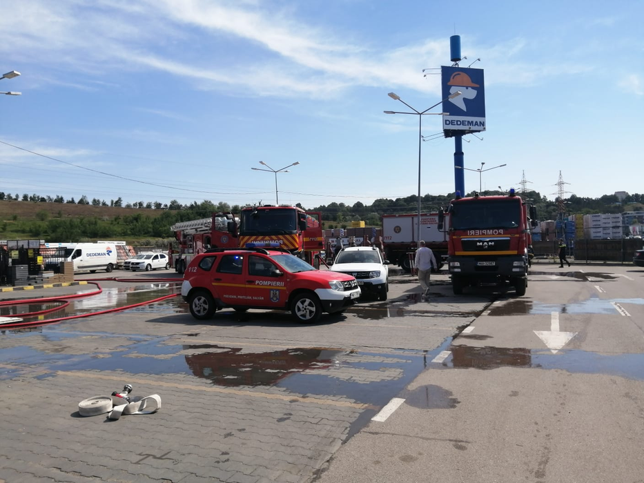 Explozie puternică la Botoșani / Foto: ISU