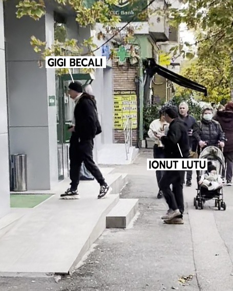 Gigi Becali a avut nevoie de lichidități și a venit la bancă (Foto: CANCAN.RO)