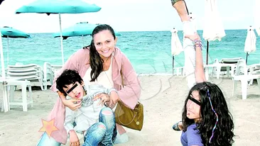 Siscanu si Madalin Ionescu s-au relaxat in Bulgaria, la all inclusive! Si-au luat copiii in luna de miere