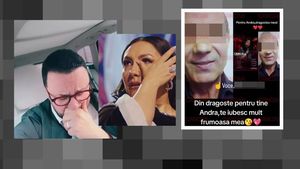 IMAGINI ÎN PREMIERĂ. Motivul pentru care soții Măruță au cerut ordin de protecție. Hărțuitorul a făcut o obsesie pentru Andra: ”Te iubesc mult, îngeraș!”