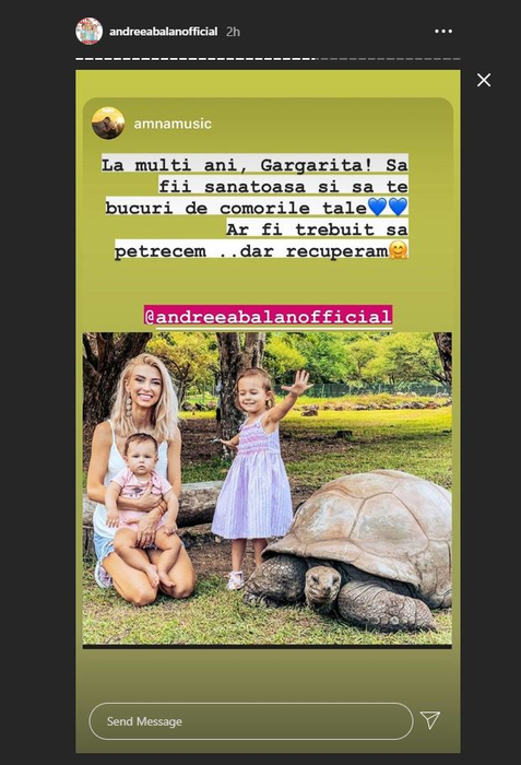 Andreea Bălan, răsfățată cu multe surprize de ziua ei! A publicat o poză de album cu bărbatul care ocupă un loc special în inima sa: