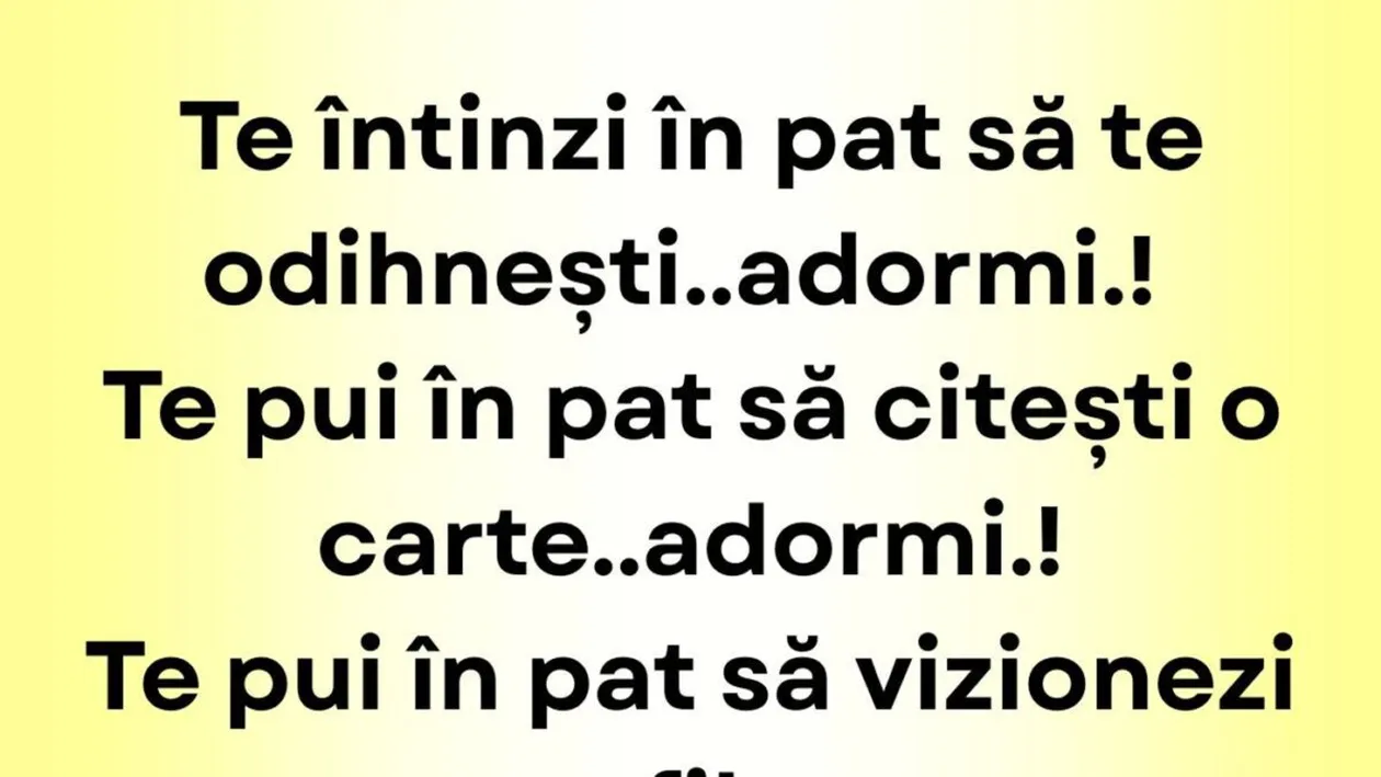 Bancul sfârșitului de săptămână | Paradoxul patului