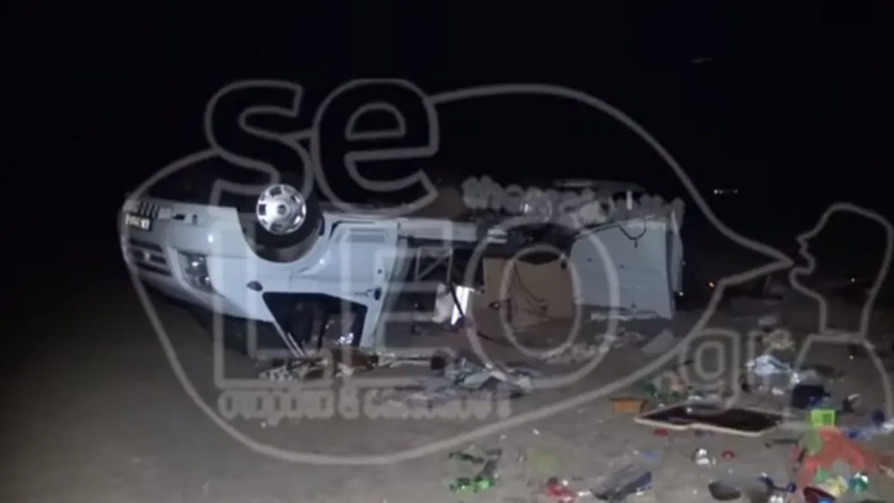 Imagini de groază din Halkidiki, unde furtuna a omorât șase oameni, între care doi români VIDEO