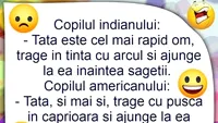 BANCUL ZILEI | Tata trage la țintă cu arcul și ajunge la ea înaintea săgeții