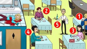 TEST IQ | O femeie a fost ucisă în toaleta restaurantului. Care dintre cei 5 suspecți e criminalul?
