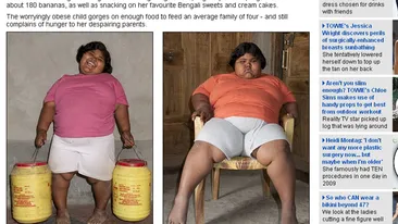 Cea mai grasa fetita din lume! La 6 ani cantareste 90 de kilograme! VEZI cum arata