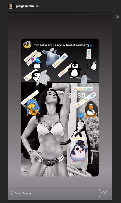 Viviana Sposub, ești geloasă? George Burcea a postat o poză incitantă cu Mihaela Rădulescu, într-un costum de baie sexy | VIDEO