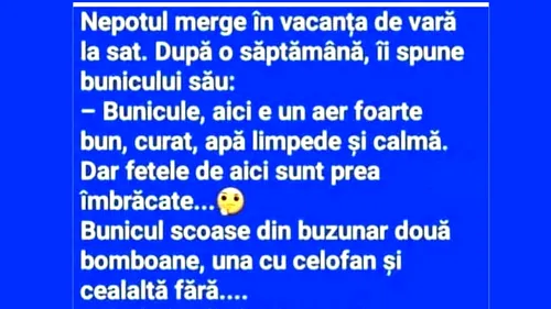 Bancul sfârșitului de săptămână | Bunicule, fetele din sat sunt prea îmbrăcate