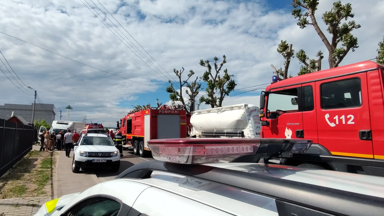 Accident cumplit pe centura Târgoviștei! 3 mașini au fost avariate și mai multe persoane au ajuns la spital