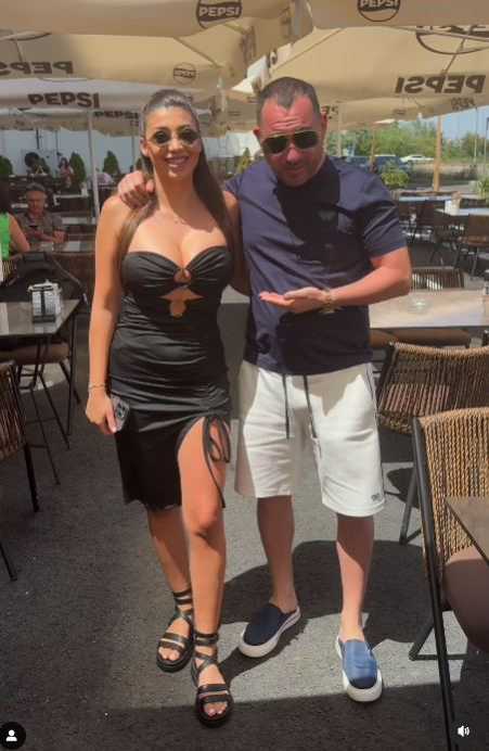 Pescobar și Lavinia, managerul Taverna Racilor din Mamaia/ sursă foto: Instagram