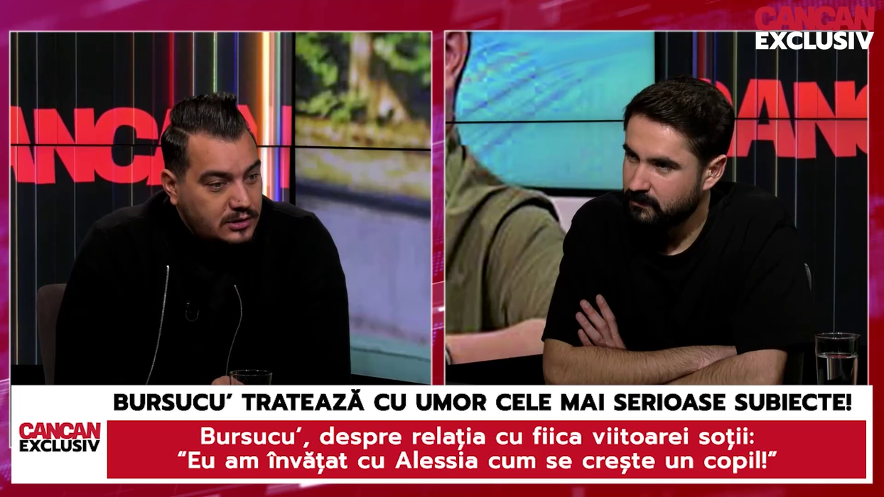 Bursucu': "Suntem prieteni, da. E adevărat că prietenă mai bună e cu maică-sa și e și normal să fie așa. Dar la 17 ani nu ascunde absolut nimic, vorbește deschis despre orice!" (Foto: captură video)
