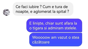 BANC | "Cum e tura de noapte, e aglomerat la spital?"
