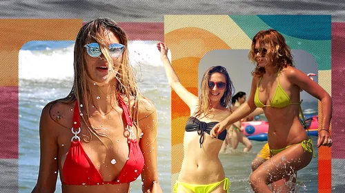 TOP sexy-vedete în costumele de baie prea strâmte cărora li s-au văzut ”butonașii”! ”Inculpate”: Ramona Olaru, Gina Pistol sau Adela Popescu