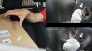 Gestul dezgustător făcut în lift de un livrator din Iaşi! "Apoi pune mâna pe mâncarea voastră"