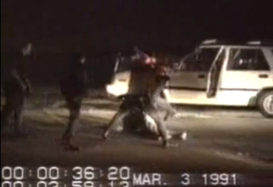 Rodney King, brutalizat de poliție