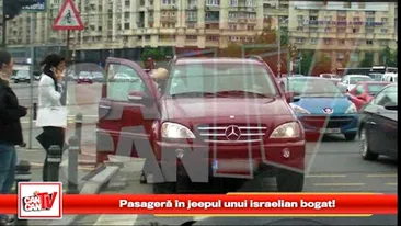 Cand Adrian Enache nu-i acasa, Iuliana Marciuc se plimba prin oras cu alt barbat. Pasagera in jeepul unui israelian bogat!