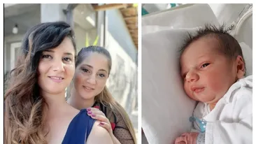Un strop de bucurie într-o familie distrusă. Sora Cristinei, tânăra din Corabia care a murit după ce a născut, a adus și ea pe lume un băiețel
