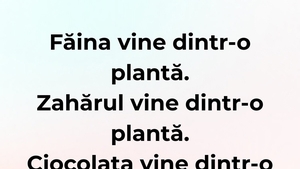 Bancul de weekend | Originea alimentelor