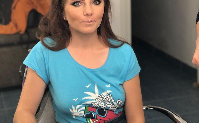 Vulpița, pe vremea când era „vedetă” la Antena 1 / Sursă foto: Instagram