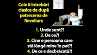 BANC | Cele 8 întrebări clasice de după petrecerea de Revelion