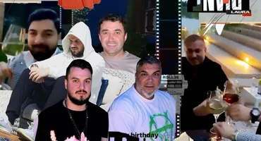 Cosmin și Dani Olăroiu și-au serbat zilele de naștere “la comun”. De la chef n-au lipsit Borcea Jr, “aghiotantul” lui Gigi Becali și...