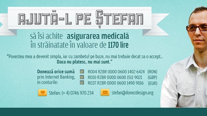 Viata lui costa 1.170 de lire sterline! Afla de aici povestea impresionanta a lui Stefan Gabriel Georgescu