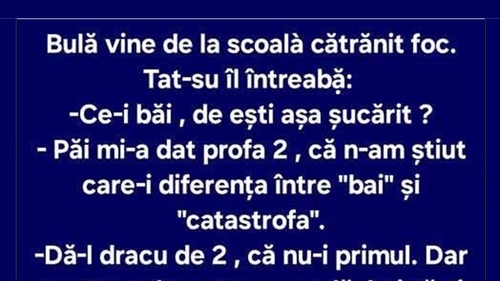 BANC | Bulă, baiul și catastrofa