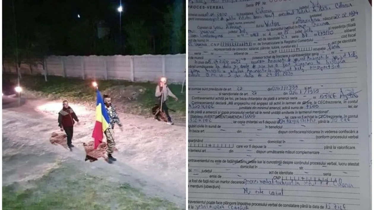 Au dus lumina în noaptea de Înviere și acum s-au trezit cu amenzi