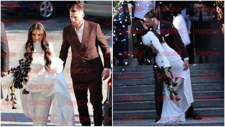 Tortul bizar pe care l-a avut Radu Drăgușin la nuntă. Imagini de la dansul mirilor