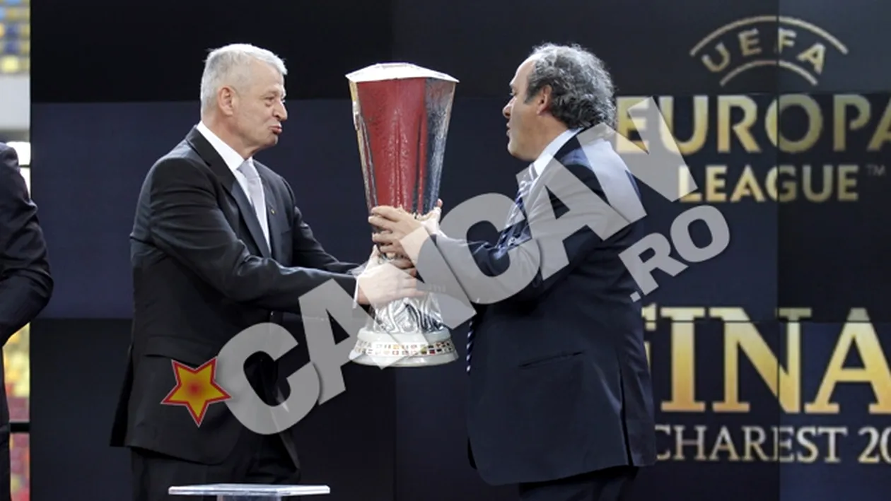 Oprescu: Am emotii la primirea cupei Europa League ca inainte de a intra in sala de operatii. Platini e multumit de pregatirile pentru finala