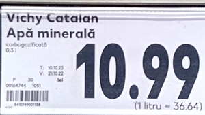 Ce conține, de fapt, apa minerală de 0.33 litri care se vinde în Kaufland România cu 11 lei