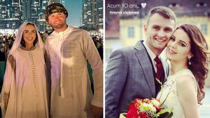 Georgiana Lobonț și Rareș Ciciovan, 10 ani de la cununia civilă! Imagini rare cu cei doi