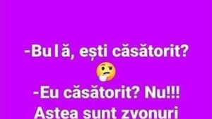 BANC | "Bulă, ești căsătorit?"