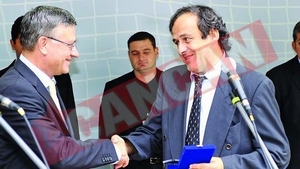 Cum l-a ratat Michel Platini pe Traian Basescu