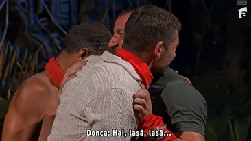 Ce i-a șoptit Marian Godină la ureche descalificatului Călin Donca, în timp ce își lua rămas bun în consiliul tribal de la Survivor: Chiar ne..