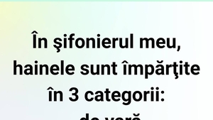 BANCUL ZILEI | Categorii de haine în șifonier