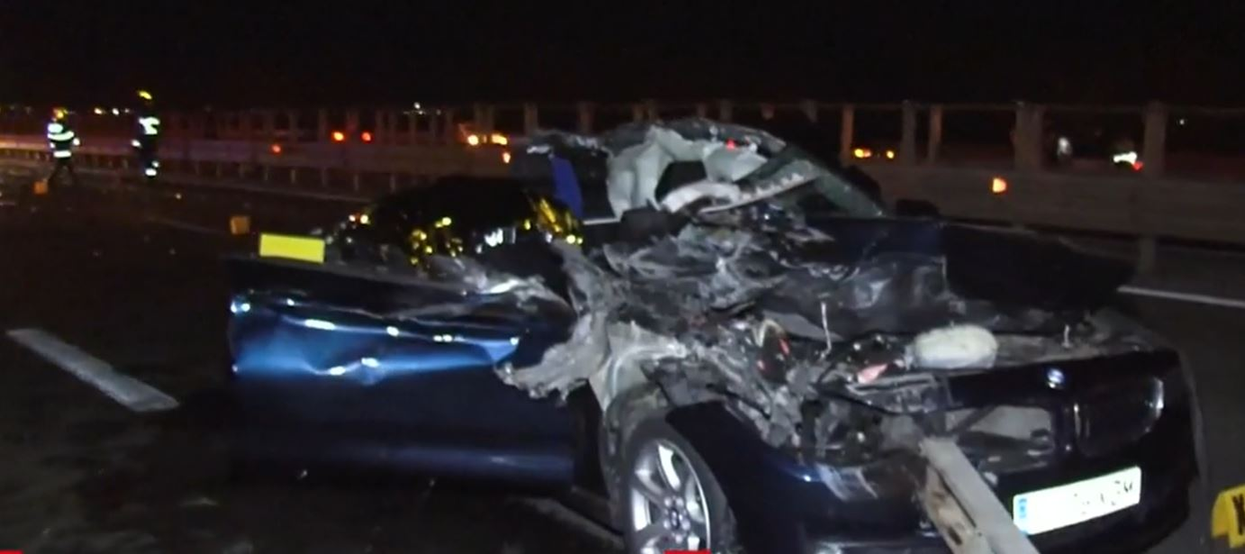 Accident înfiorător pe Autostrada București – Pitești. O fetiță de 1 an a fost decapitată după ce mașina în care era a intrat sub un tir